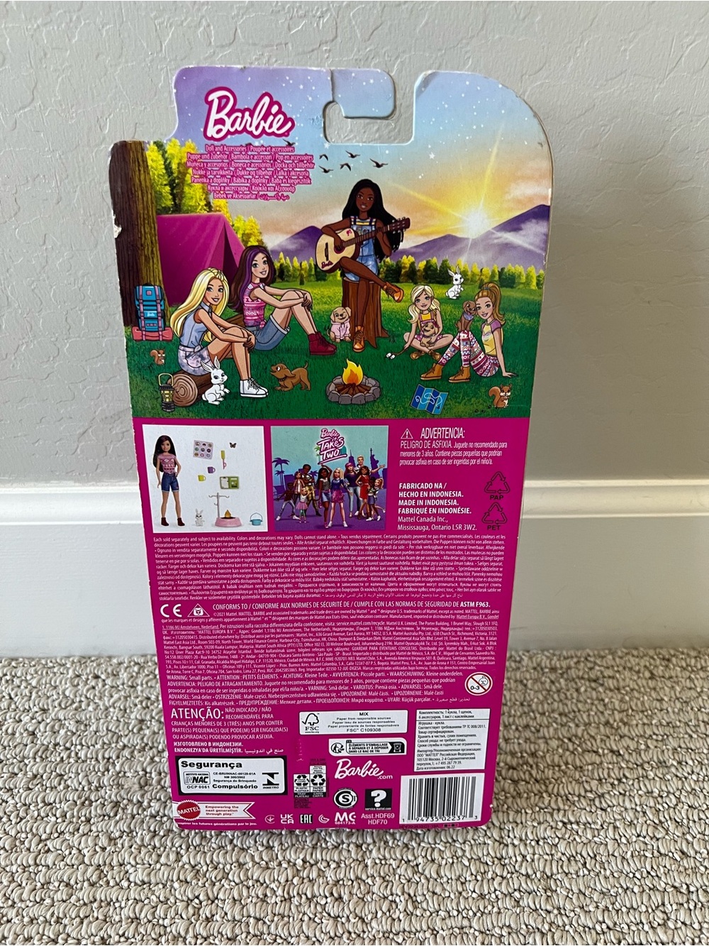 Barbie It Takes Two Stacie Camping Doll Playset (Model HDF70) NIB $20 - Picture 2 of 2